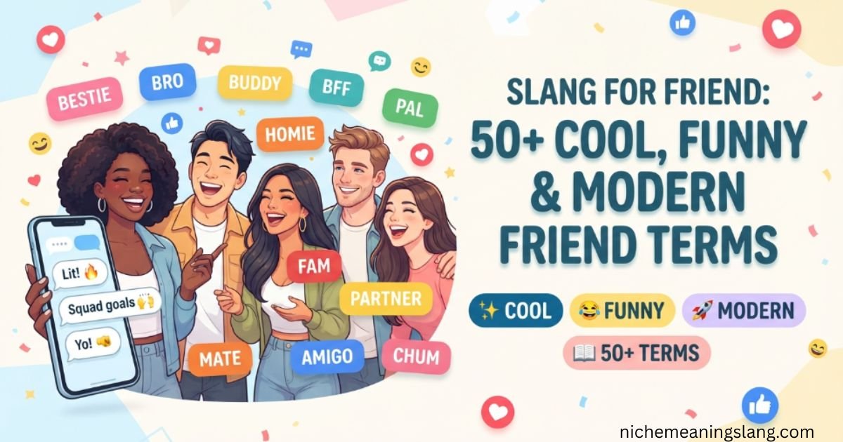 Slang for Friend: 50+ Cool, Funny &Modern Friend Terms