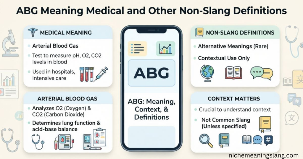 ABG Meaning Medical  And Other Non-Slang Definitions