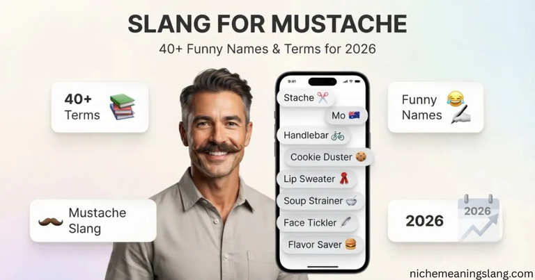 40+Slang for Mustache Funny Names & Terms for 2026