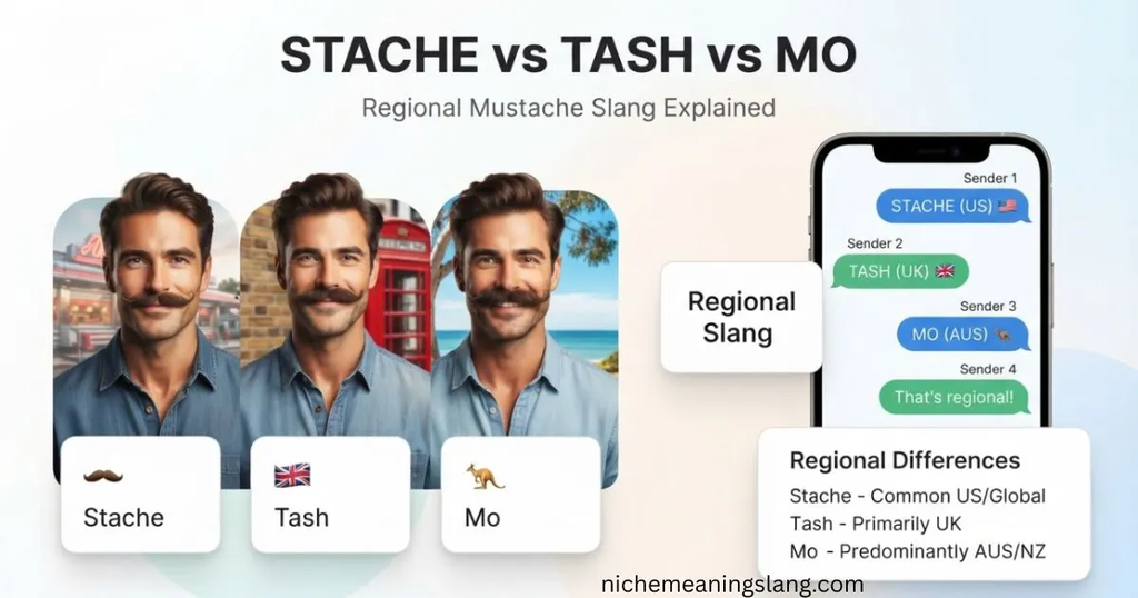 Regional Differences: Stache, Tash, and Mo
