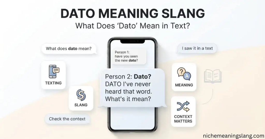 Dato Meaning Slang What Does “Dato” Mean in Text?