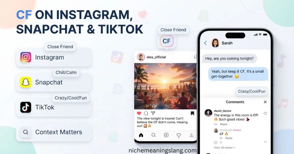 CF on Instagram, Snapchat, and TikTok