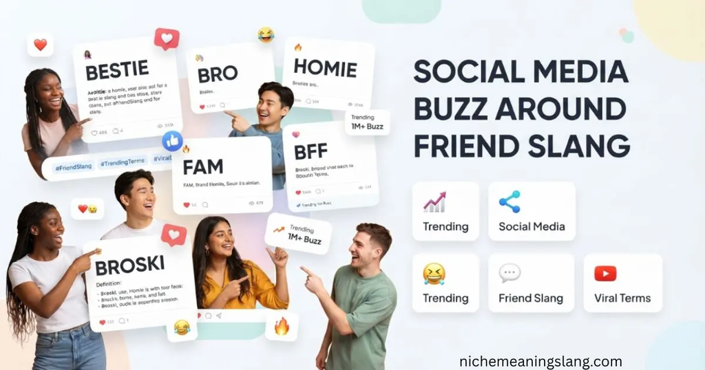 Social Media Buzz Around Friend Slang