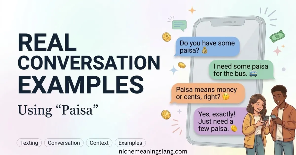 Real Conversation Examples Using “Paisa”