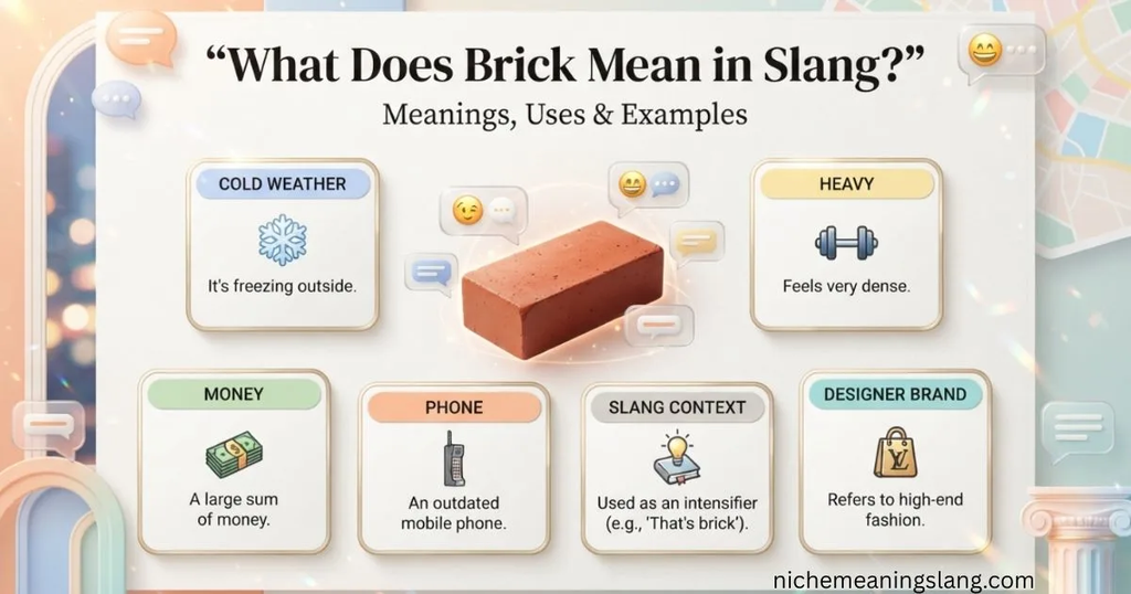 What Does Brick Mean in Slang? Meanings, Uses & Examples