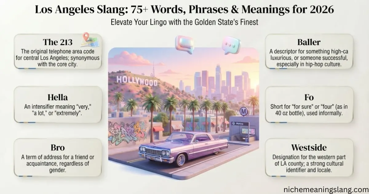 75+Los Angeles Slang Words, Phrases & Meanings for 2026