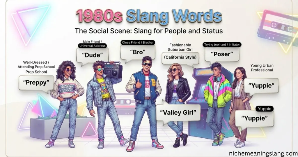 1980s Slang Words: The Social Scene: Slang for People and Status