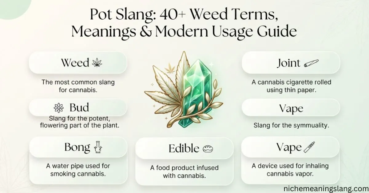 40+Pot Slang Weed Terms, Meanings & Modern Usage Guide