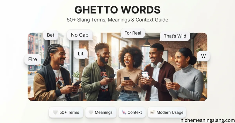 50+Ghetto Words Slang Terms, Meanings & Context Guide