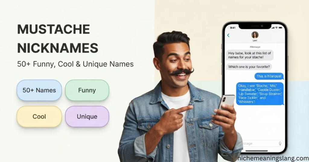50+Mustache Nicknames Funny, Cool & Unique Names