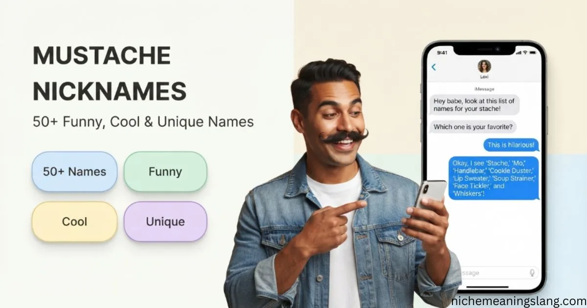 50+Mustache Nicknames Funny, Cool & Unique Names