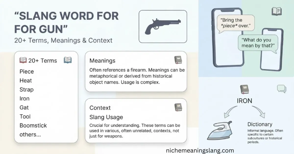 20+Slang Word for Gun Terms, Meanings & Context