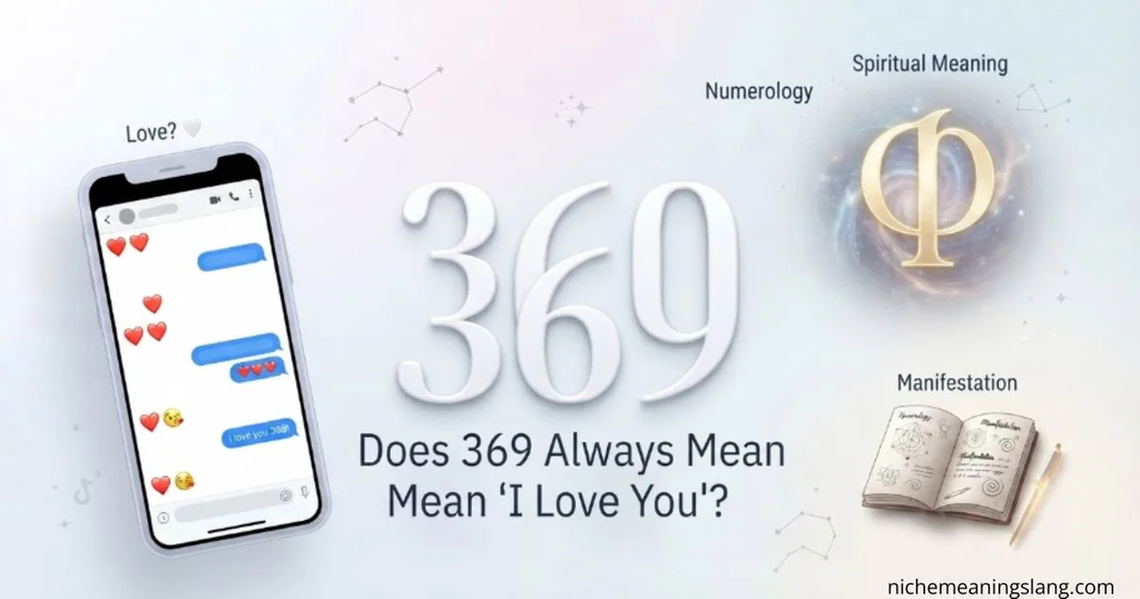 Does 369 always mean “I love you”?