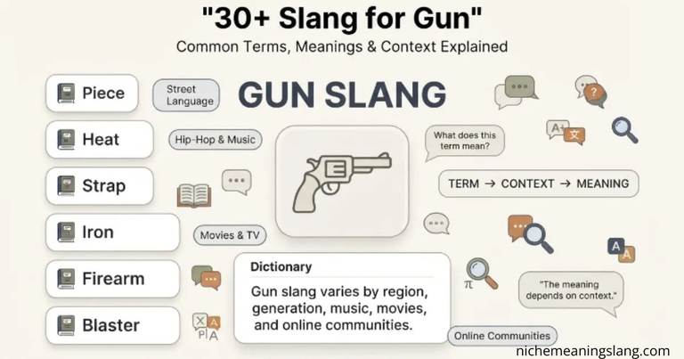 30+Slang for Gun Terms, Meanings & Context Explained
