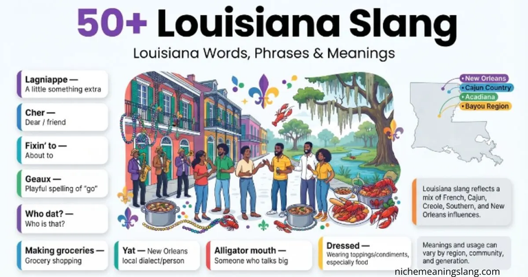 50+Louisiana Slang Words, Phrases & Meanings Locals Use
