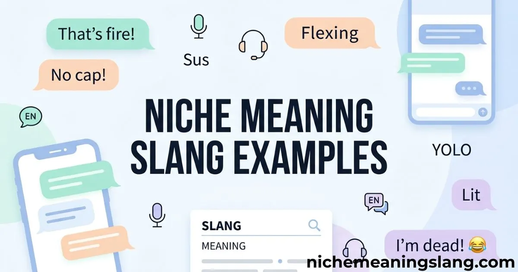 Niche Meaning Slang Examples