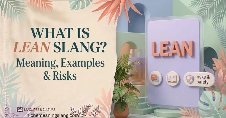What Is Lean Slang? Meaning, Examples & Risks