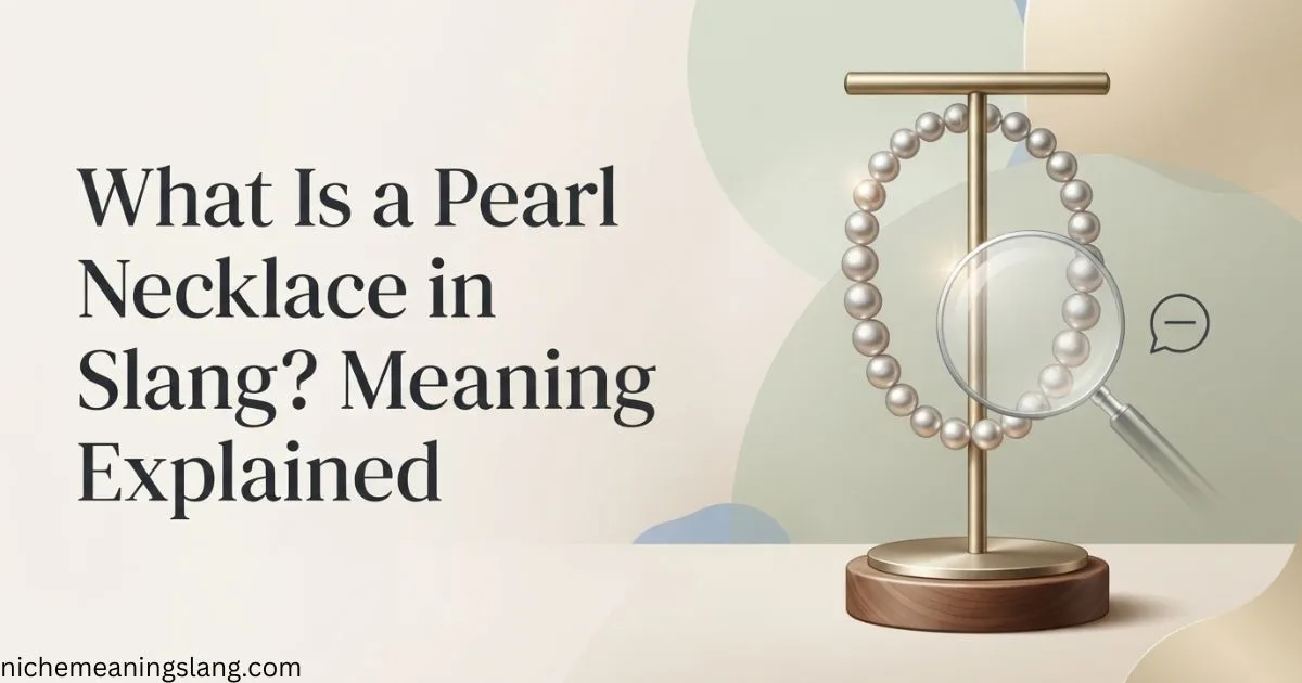 What Is a Pearl Necklace in Slang Meaning Explained