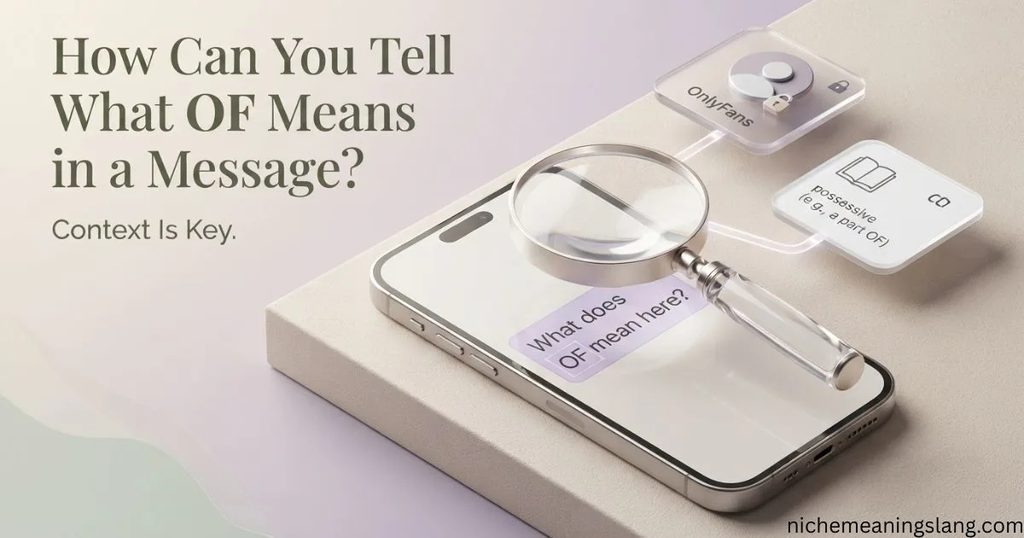 How Can You Tell What OF Means in a Message?