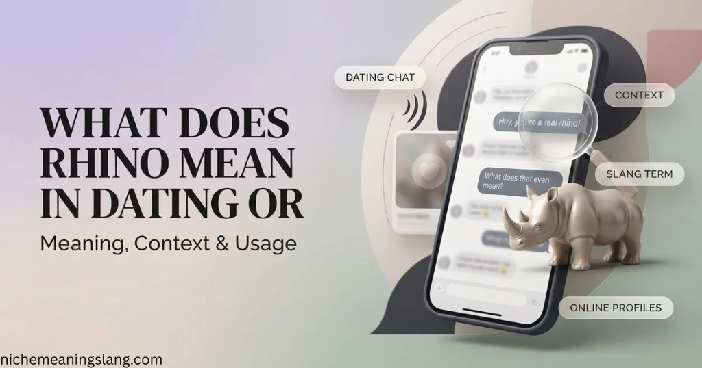 What Does Rhino Mean in Dating or Online Slang?