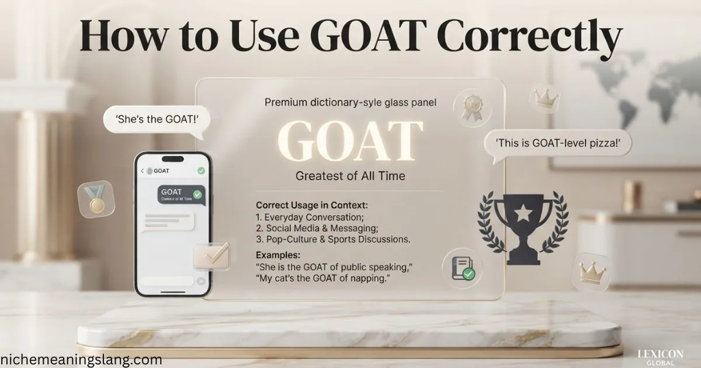How to Use GOAT Correctly