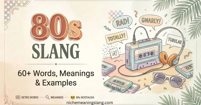 80s Slang: 60+ Words, Meanings & Examples