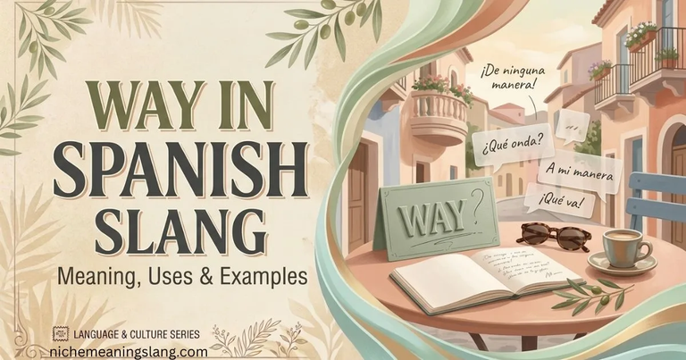Way in Spanish Slang: Meaning, Uses & Examples