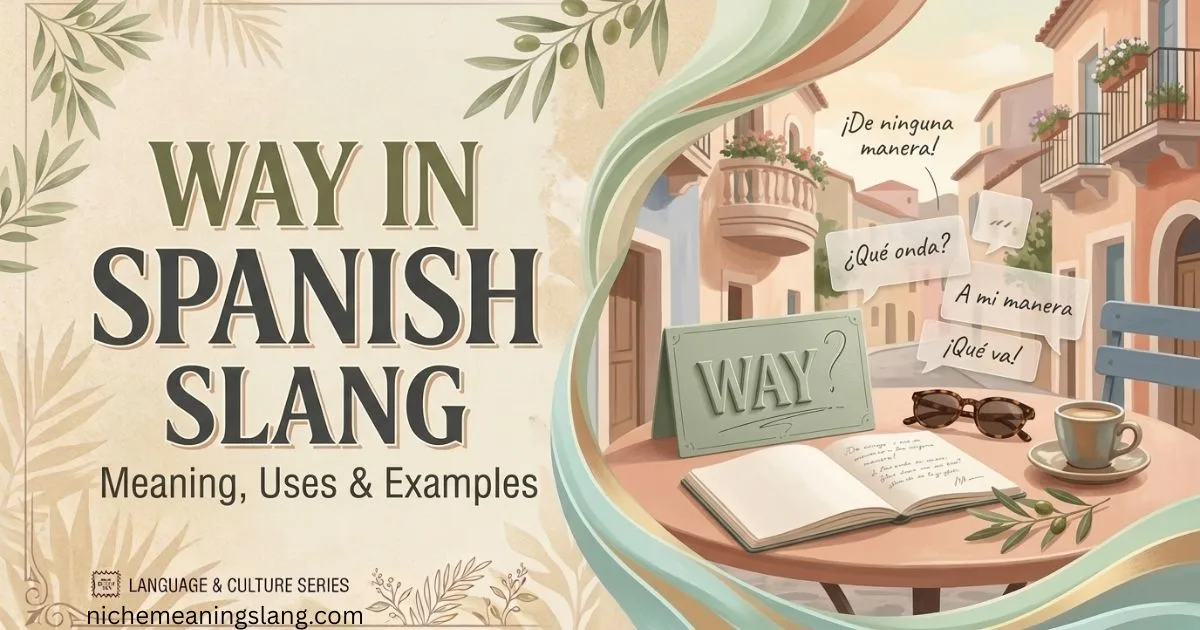 Way in Spanish Slang: Meaning, Uses & Examples