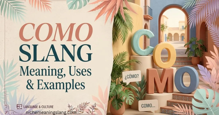 Como Slang: Meaning, Uses & Examples