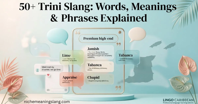 50+Trini Slang Words, Meanings & Phrases Explained
